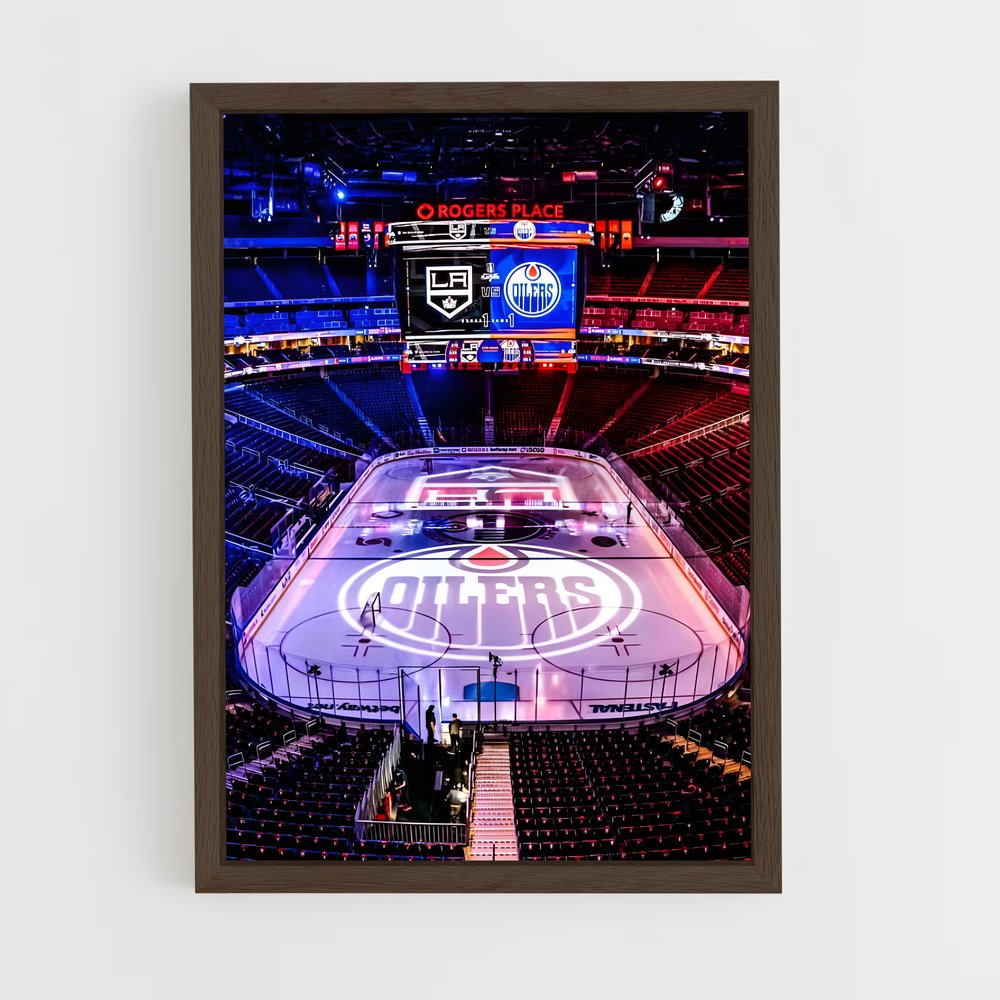 Poster Glace d'Edmonton – affiche Hockey sur glace (vue 5)